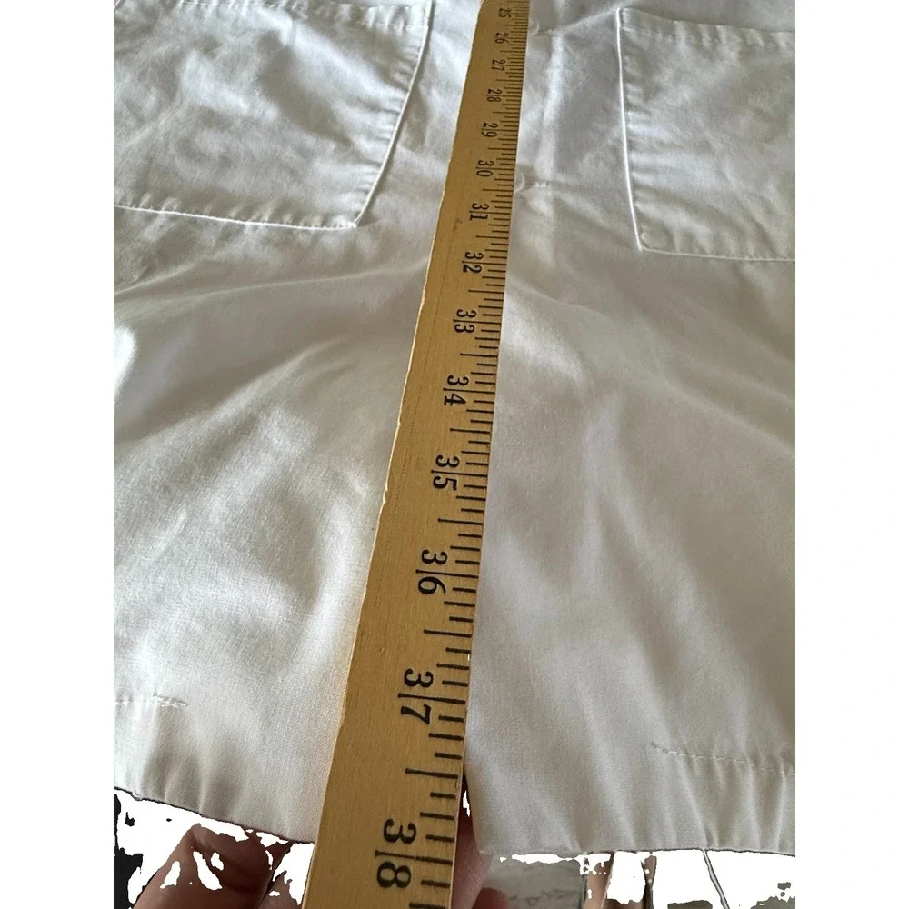 White Lab Coat Uniform Size 44 Made in USA 24.5